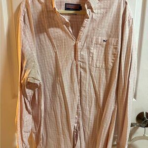 Vineyard Vines Light Pink Men's Button Down Shirt
